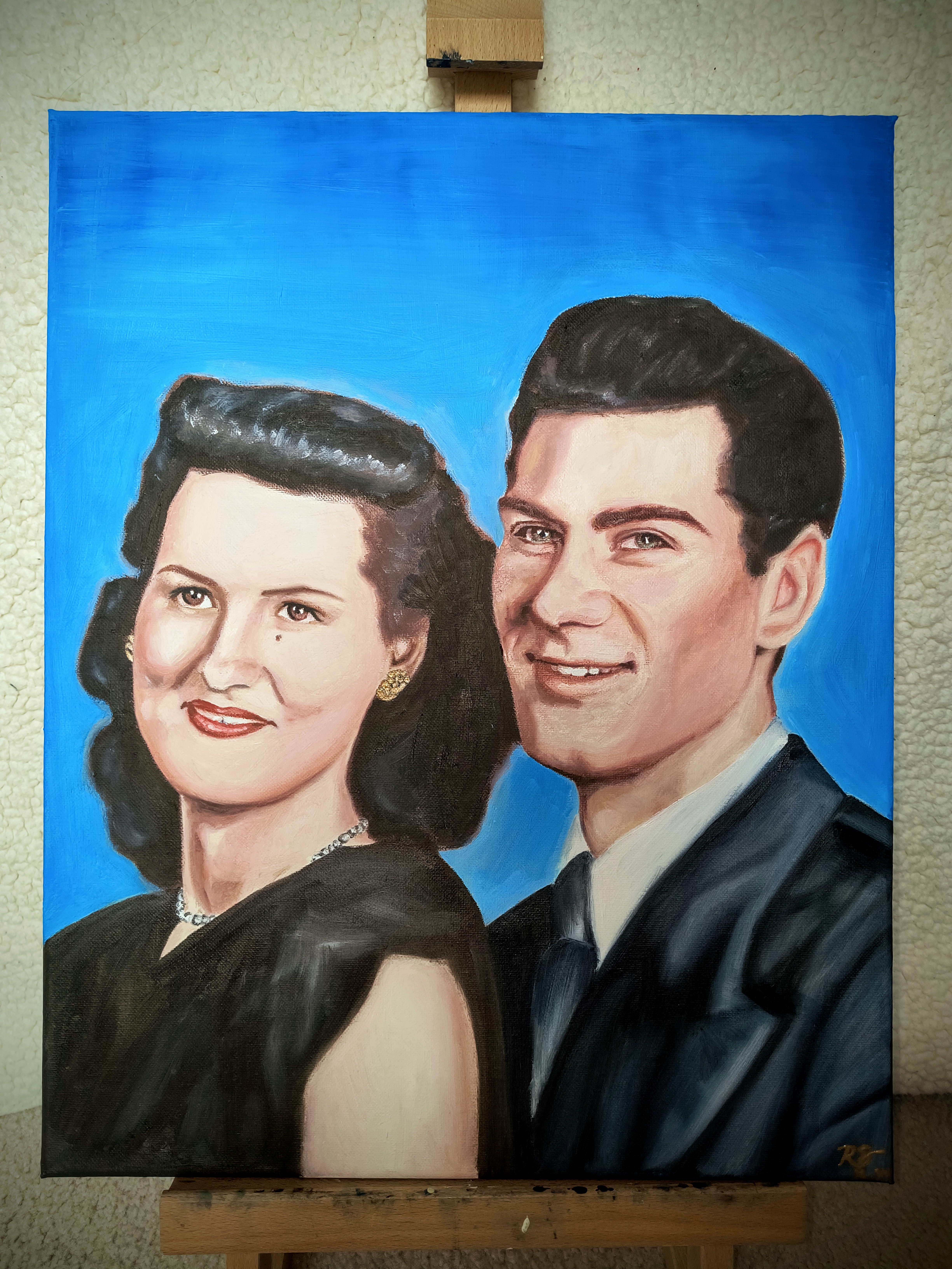 CJ and Birdie — memorial commission