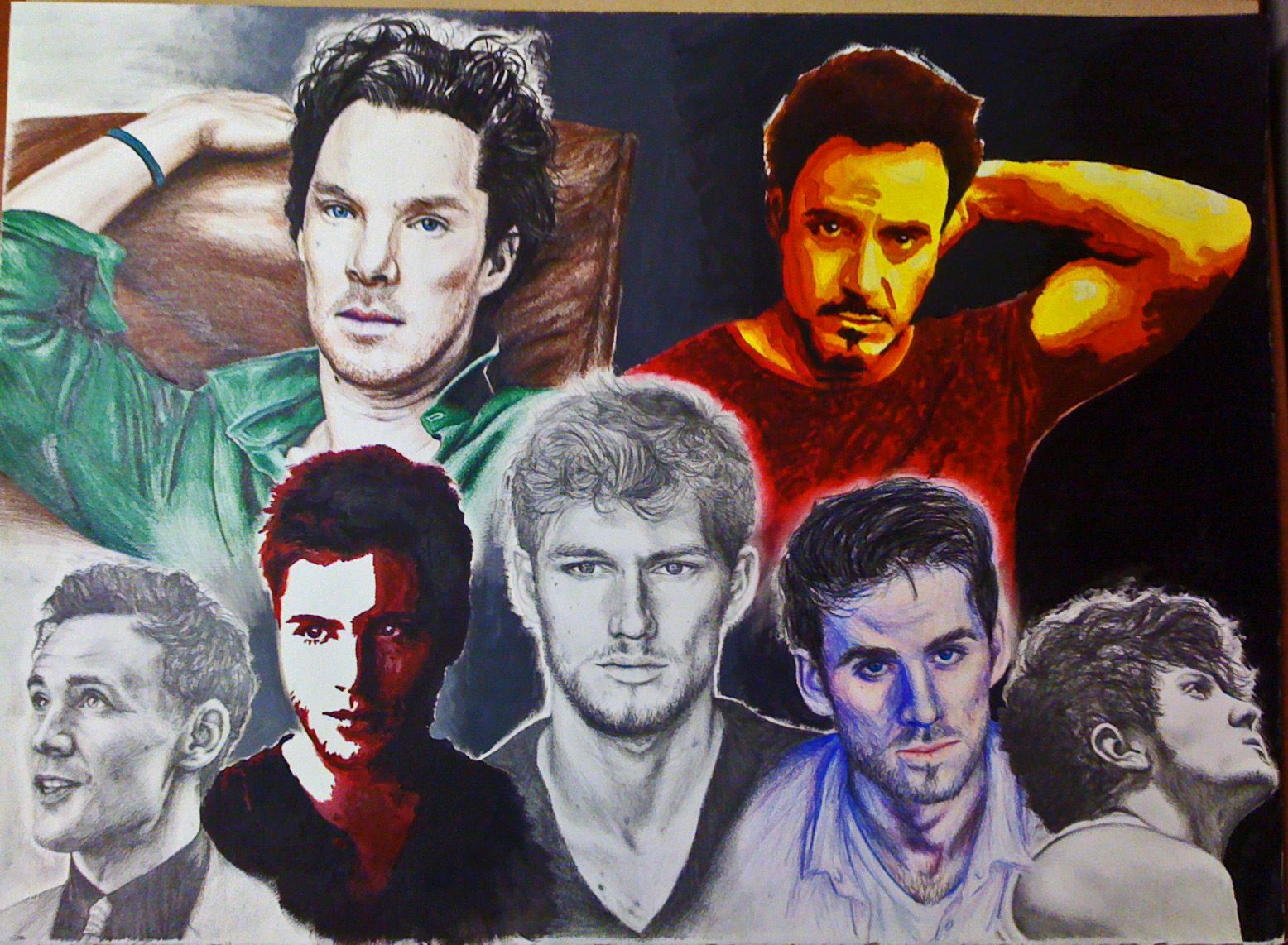 Seven Men — celebrity portraits